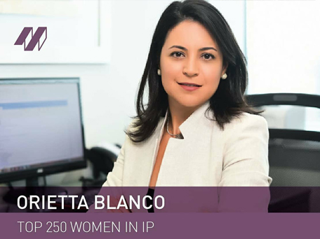 Orietta Blanco reconocida como Top 250 Women in IP por Managing IP